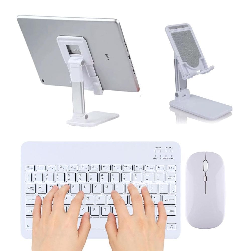 Kit Suporte + Teclado E Mouse Para Tablet Lenovo M9 Tb310Xu