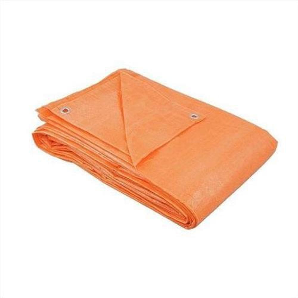 Lona Polietileno Encerada E Impermeável Laranja 6X5M - Nove