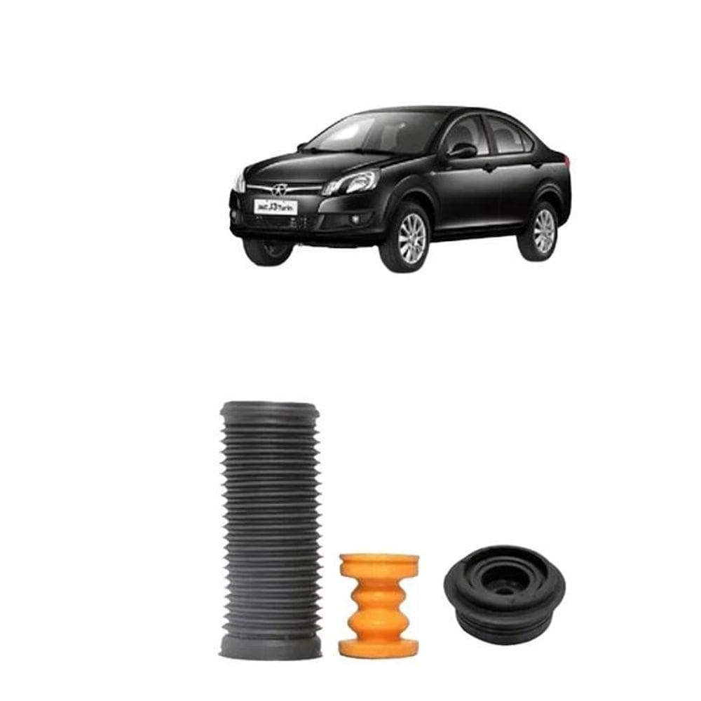 Kit Batente Suspensão Traseira Jac J3 Turin 2011 2012 2013