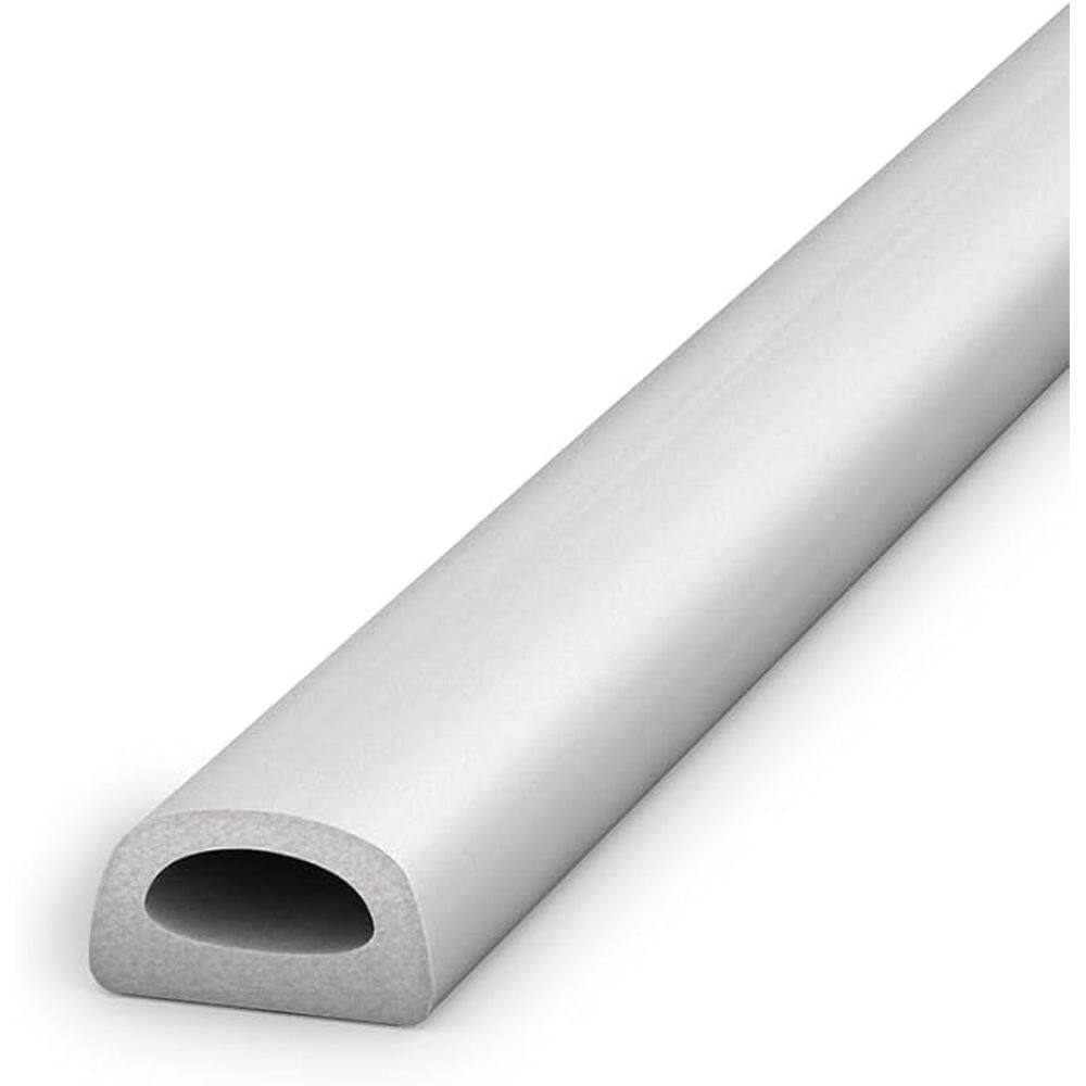 Veda Frestas Adesivo 6mm Branco Isolamento Térmico Vedação Porta Janela