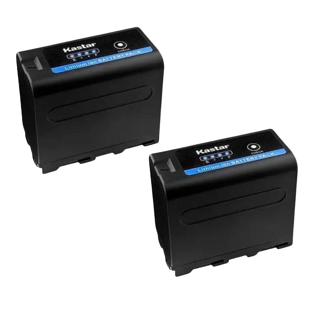 Bateria Para Filmadora Sony Kastar Np-F970 Pro Kit 02 Bat