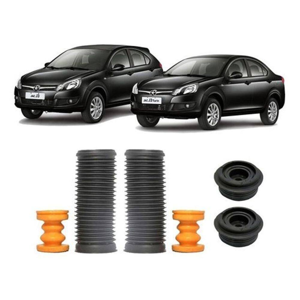 Kit Batente Suspensão Traseira Jac J3 2011 2012 2013 2014 15