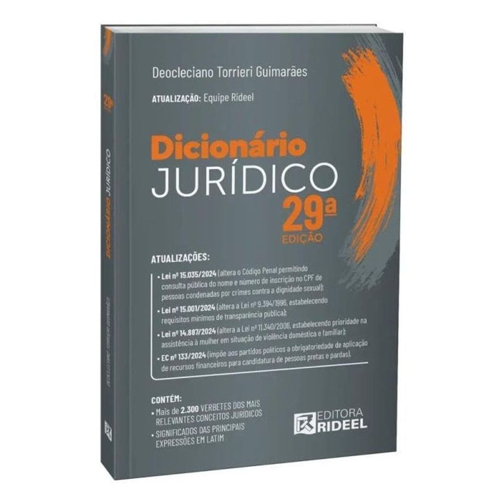 Dicionario Juridico - 01Ed/25