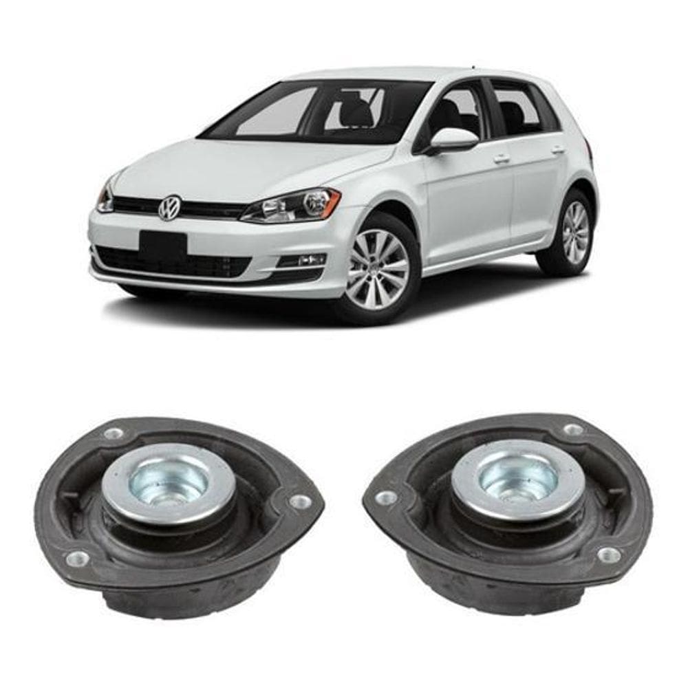 Par Coxim Batente Amortecedor Dianteiro Golf 2013 Ate 2019