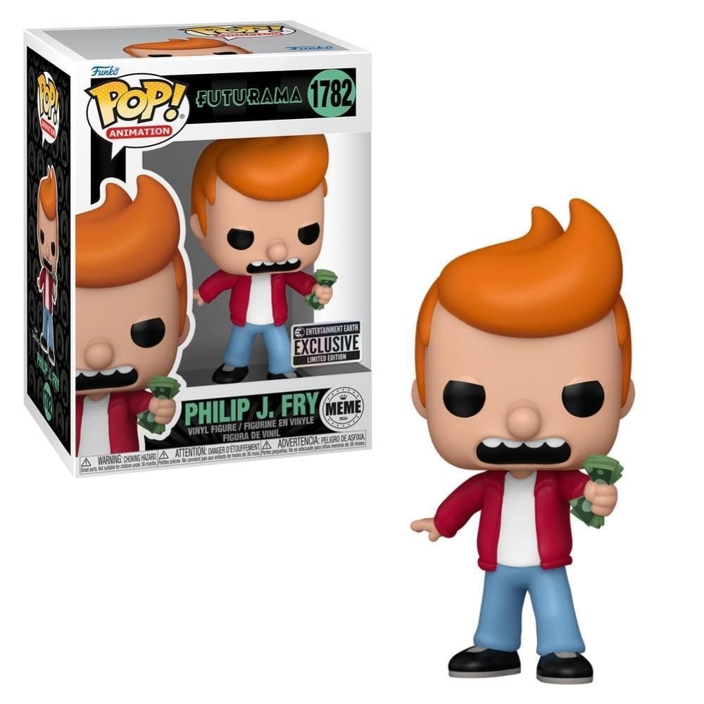 Boneco Funko Pop Memes Futurama - Fry  Pegue Meu Dinheiro