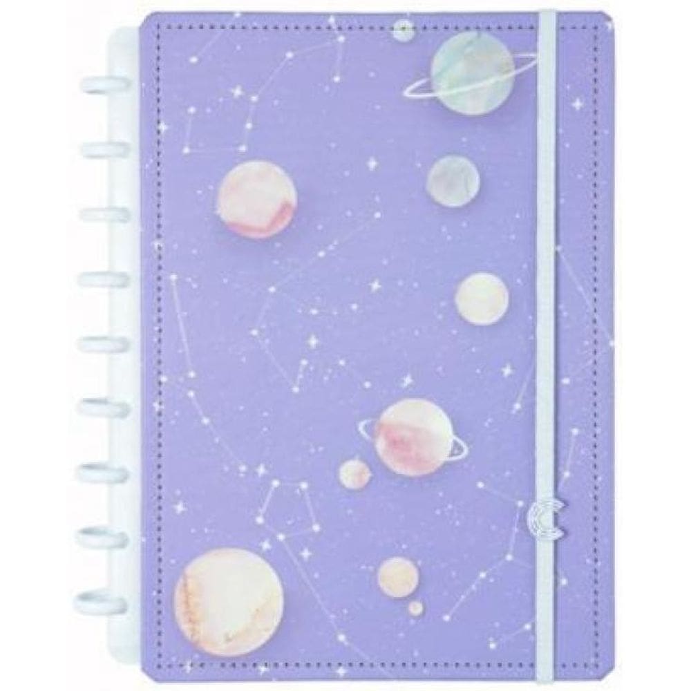 Caderno Inteligente Médio Purple Galaxy By Gocase - Cimd3143