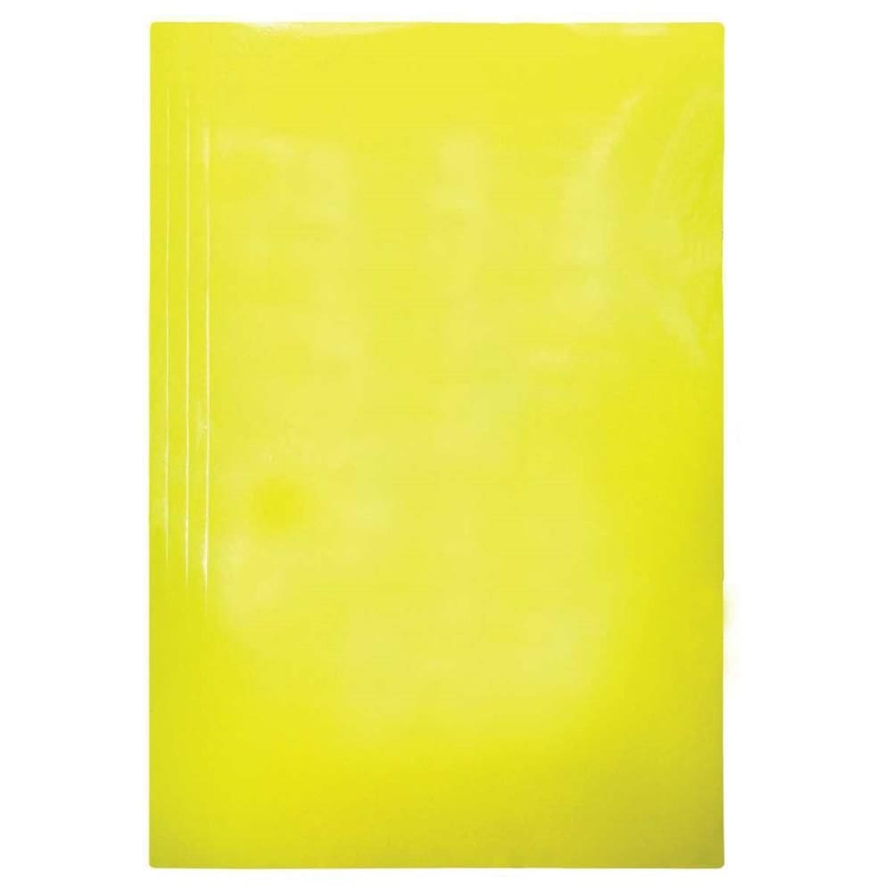 Pasta Grampo Trilho Papel Oficio Amarela - Frama Pct/20