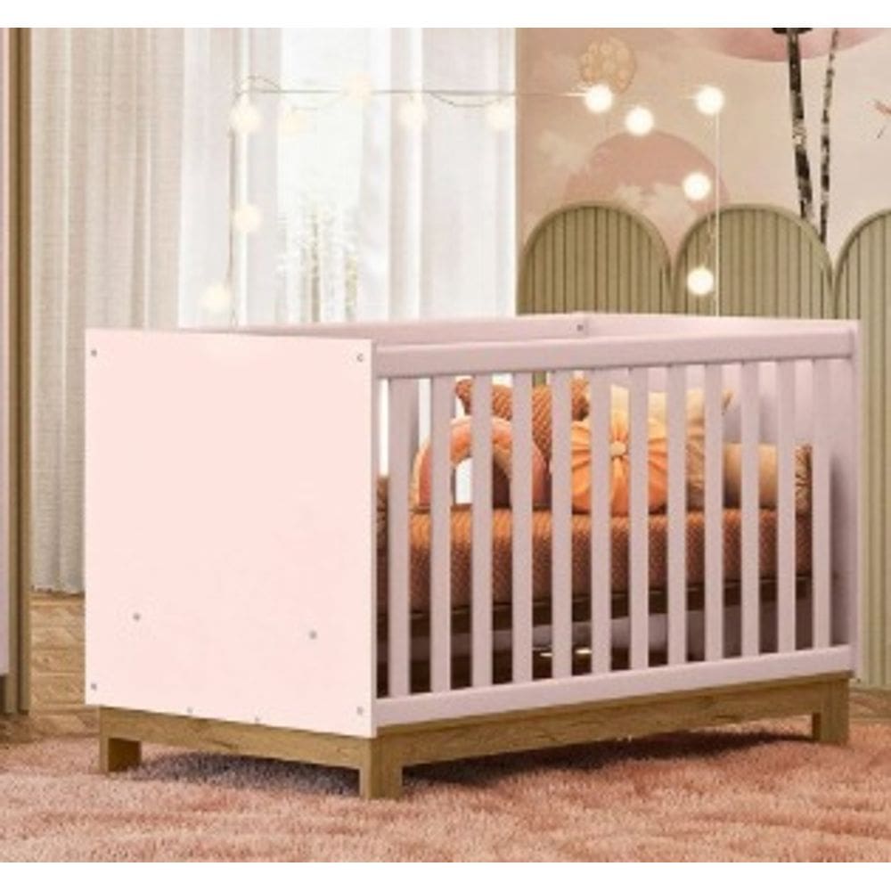 Berço Mini Cama  Americano Rosa