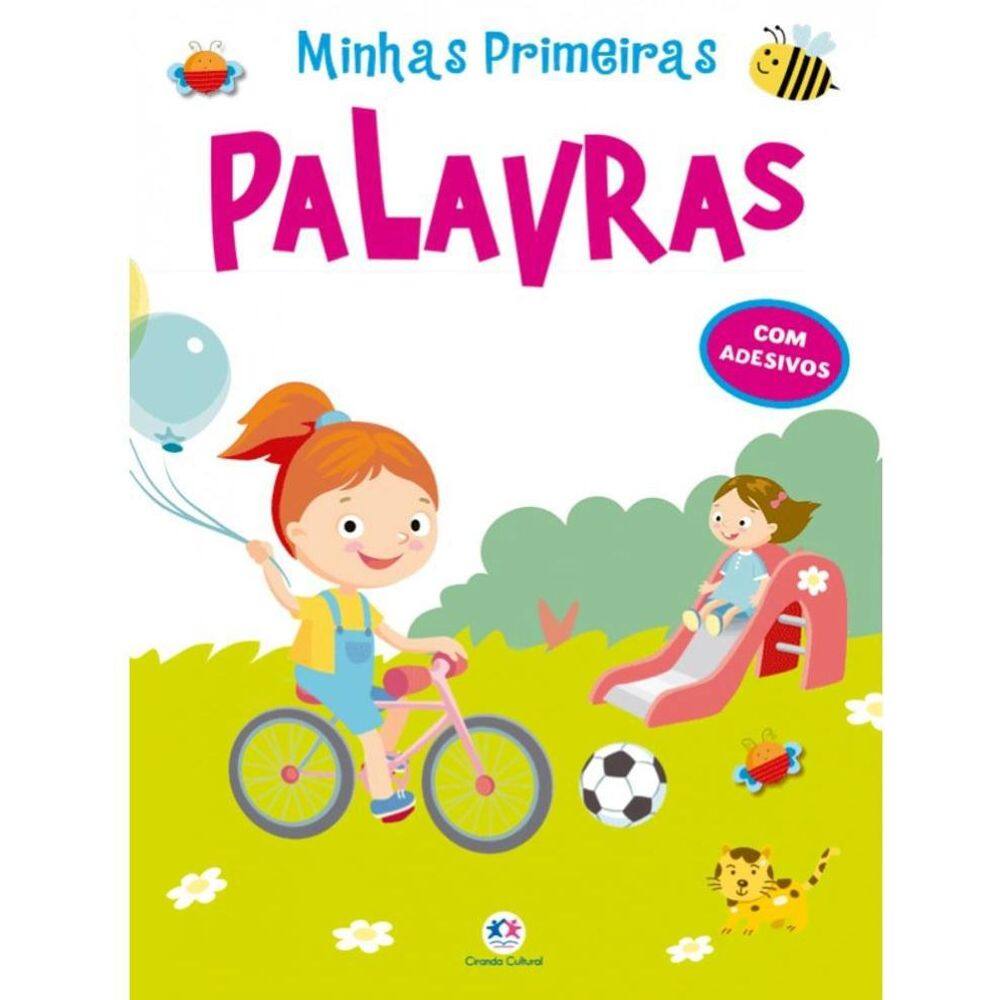 Livro Com Adesivos Minhas Primeiras Palavras