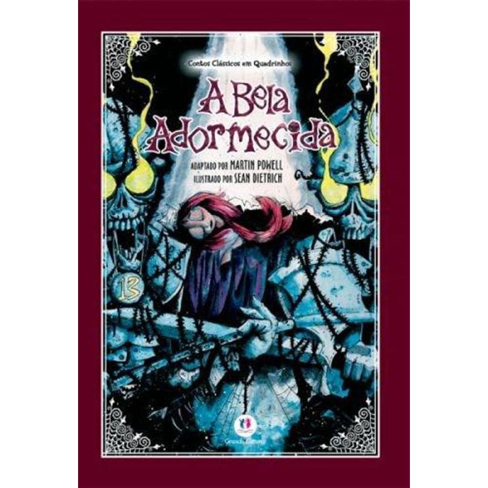 Livro Contos Clássicos Em Quadrinhos - A Bela Adormecida
