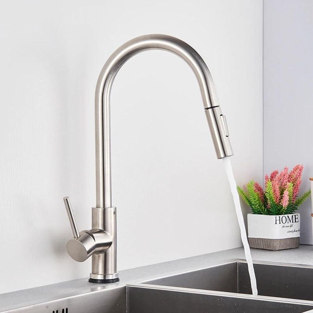 Torneira Provençal Slim Níquel Escovado Monocomando De Mesa