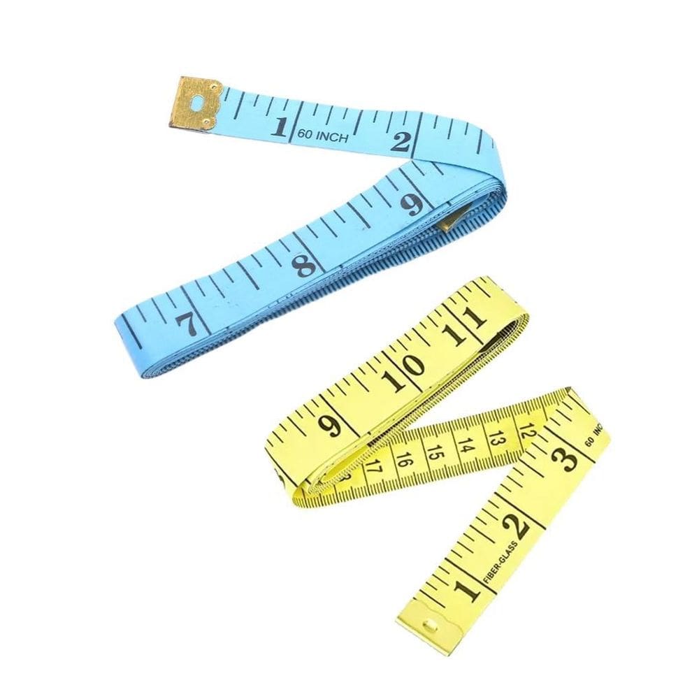 2 Fita Métrica Costura Medidas Corporal 1,50M 60 Polegadas