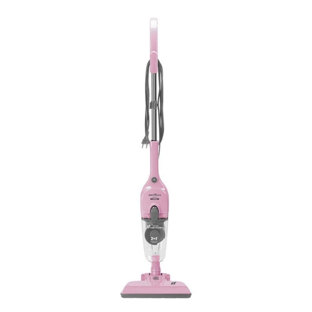 Aspirador de Pó Rosa Vertical Britânia 2 em 1 1400W BASE30 220V