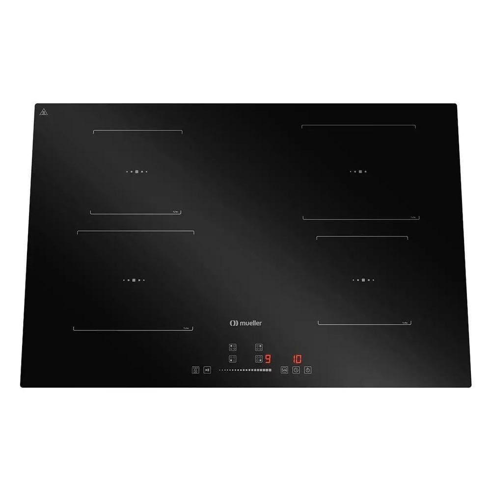 Cooktop Mueller 4 Bocas De Indução Com Superturbo MCN4BL 220V