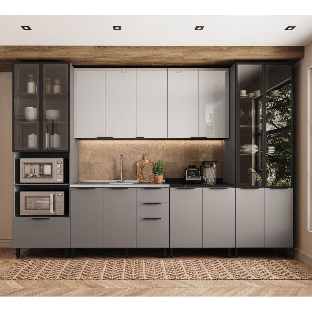 Cozinha Modulada 6 Peças sem Tampo Lumina Telasul