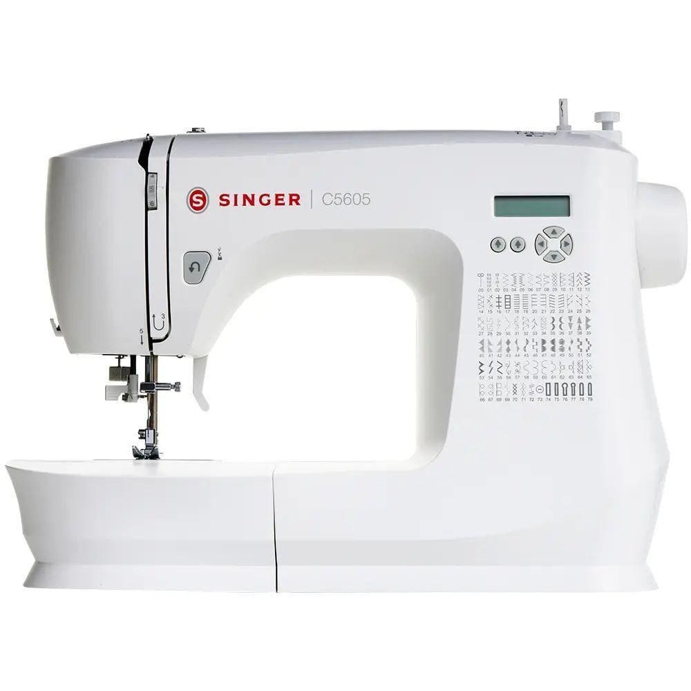 Maquina De Costura Eletronica Singer C5605 - 230383423 Branco 220V