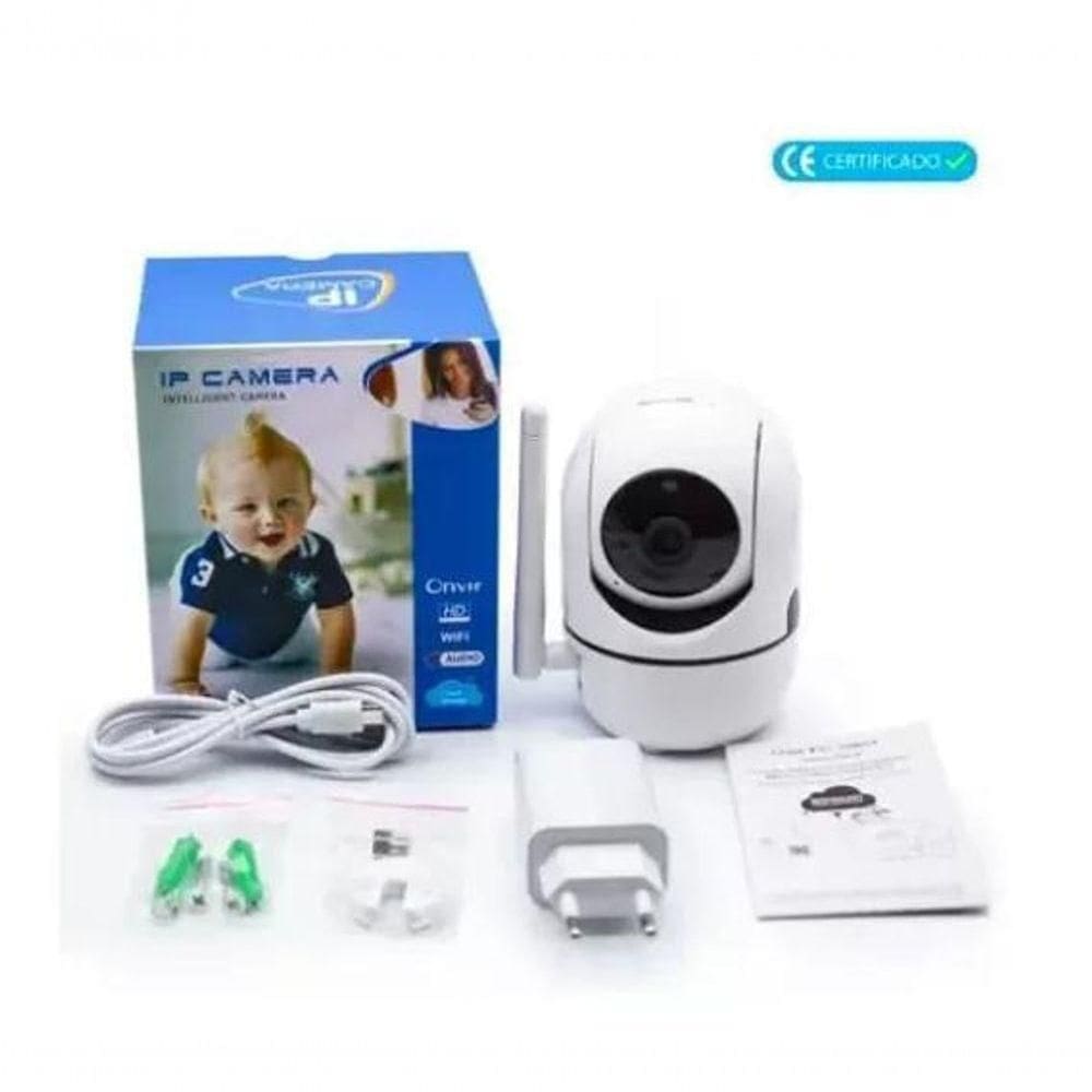 Babá Eletrônica Robozinho 360º Hd Noturno, Monitoramento