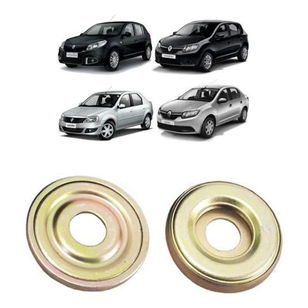 Par Rolamento Do Amortecedor Dianteiro Logan Sandero Todos