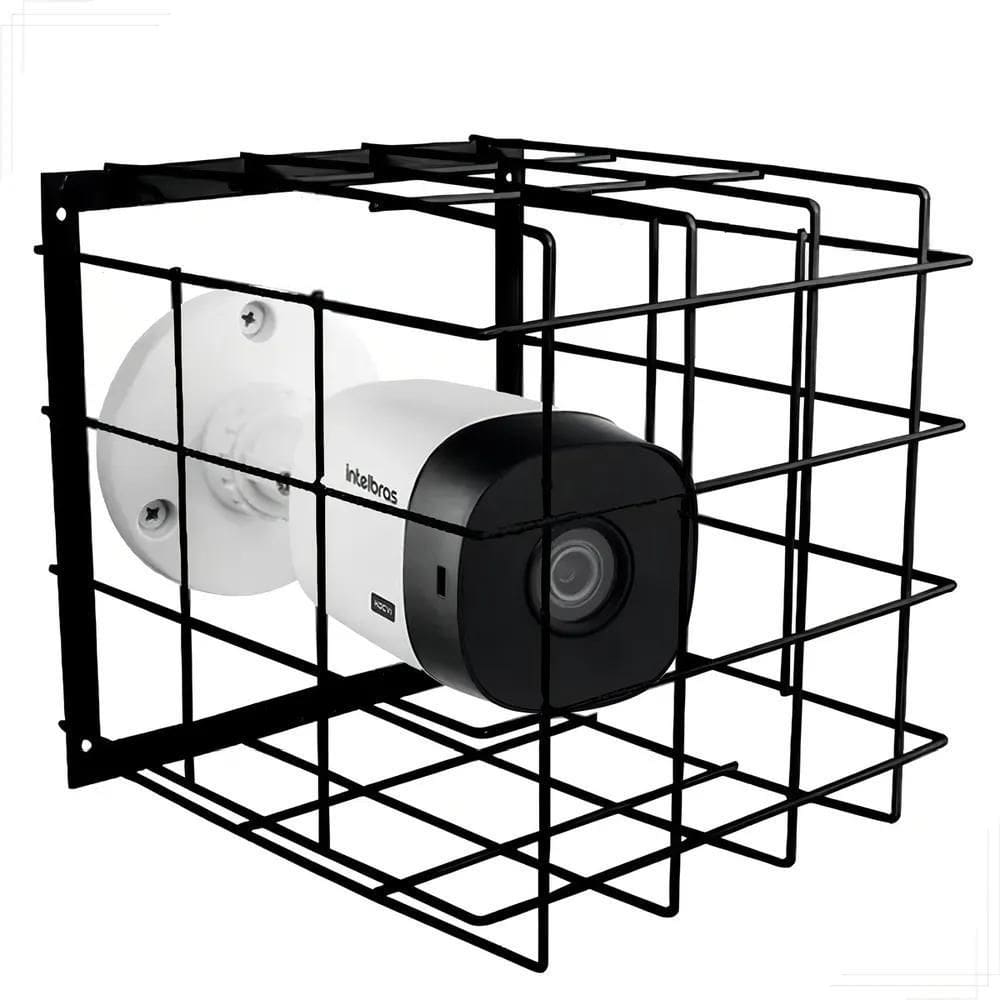 Grade De Proteção Gaiola Aramada Quadrada Para Câmera Segur