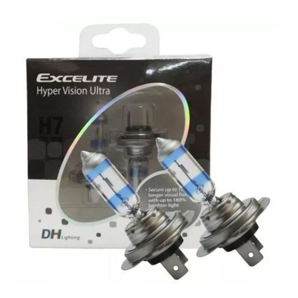 Par Lâmpada H7 Hyper Vision Ultra 12V 55W Excelite