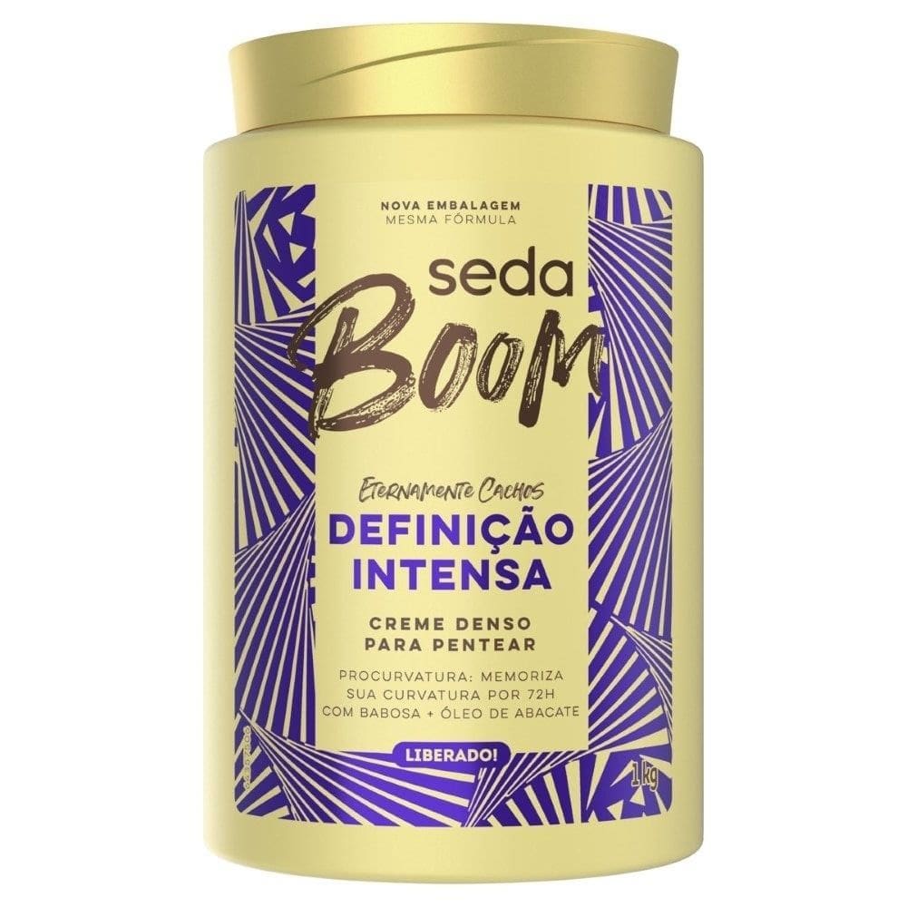 Creme Para Pentear Seda Boom Definicao Intensa 1Kg