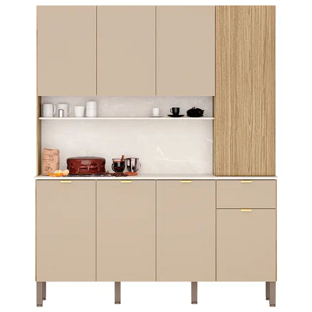 Cozinha Compacta Slow 8 Portas 1 Gaveta Kits Paraná