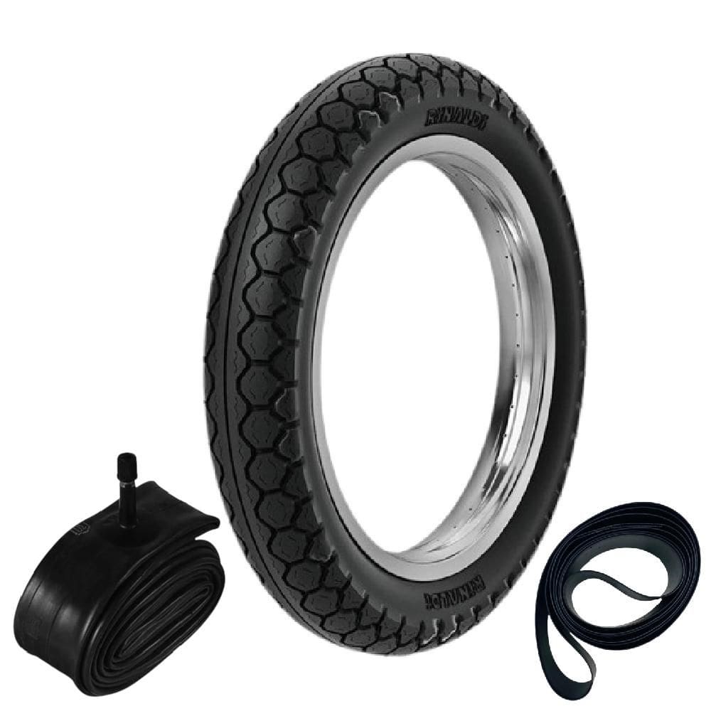 Pneu Cg 125 Cg 150 Ybr 125 Yes 125 275-18 48p Pd29 Rinaldi + Câmara + Cinta