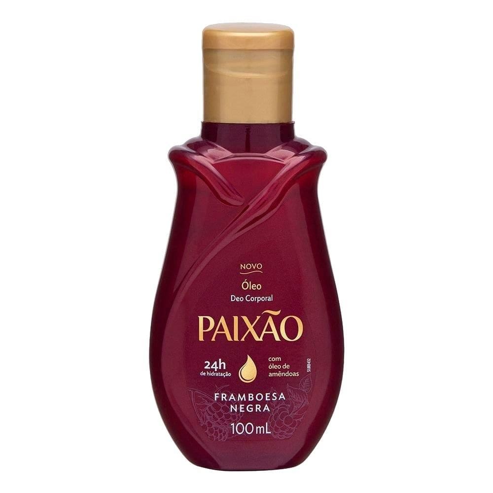 Óleo Corporal para Banho Paixão Framboesa Negra 100ml