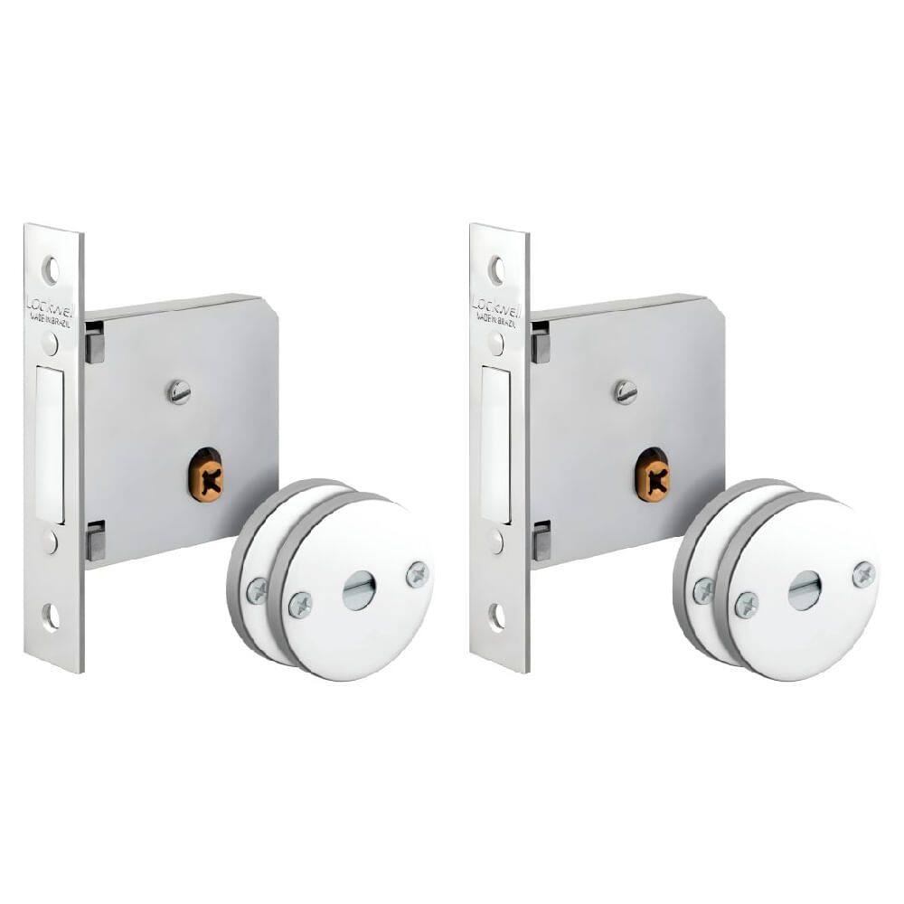 Super Trava Quadrichave 40mm Inox Dose Dupla - 911/2 - LOCKWELL