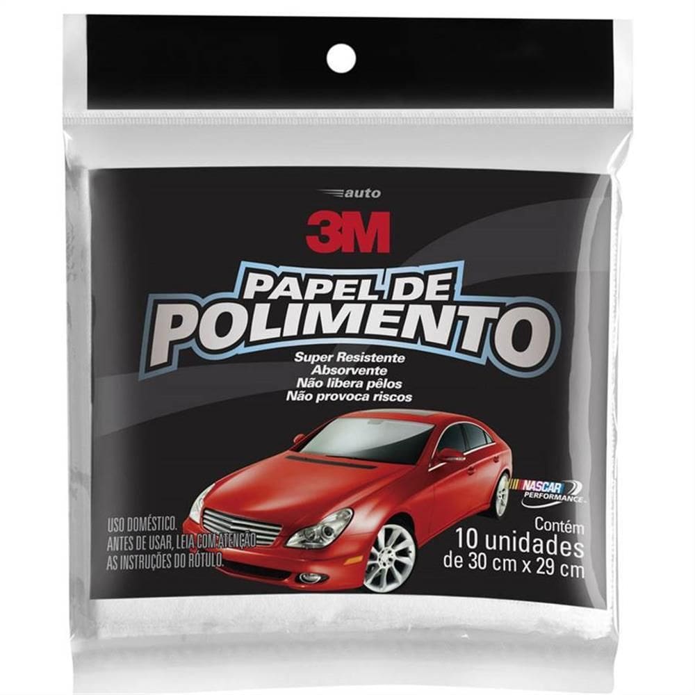 Papel de Polimento com 10 Folhas - HB004128193 - 3M
