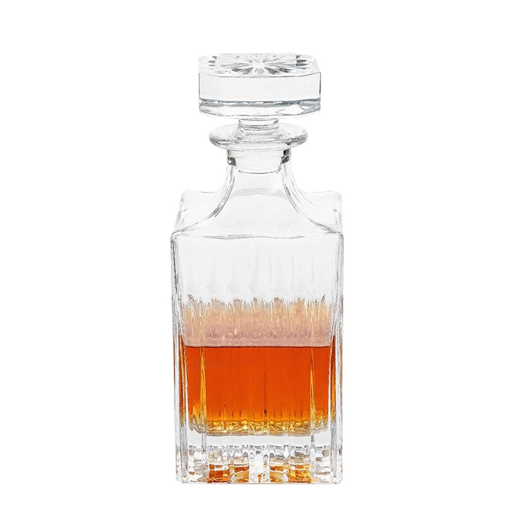 Garrafa Para Whisky 750ml Em Cristal Fracalanza