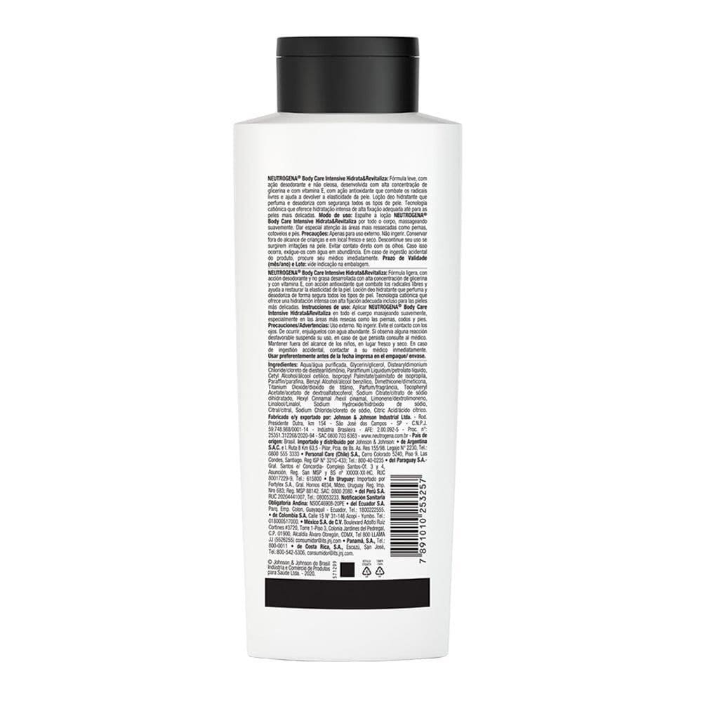 Hidratante Neutrogena Body Care Intensive Hidrata Revitaliza 400ml