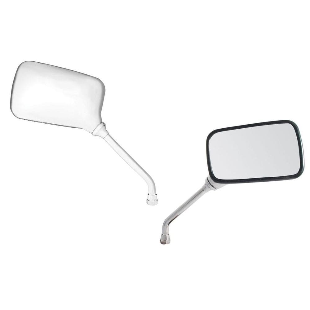 Par Retrovisor Cromado Twister Falcon Rosca Motos Honda M10