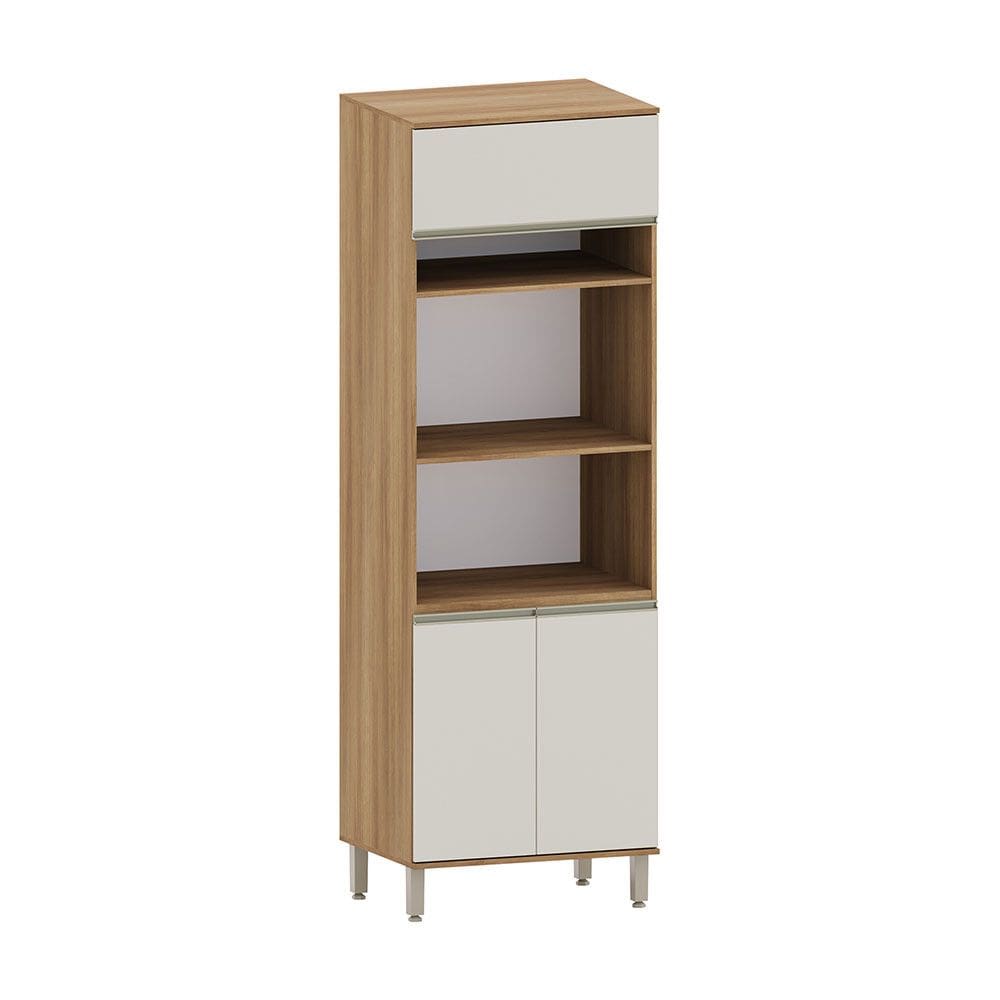 Paneleiro 70cm 3 Portas com Espaço para Forno e Micro-onda Diana Luciane Móveis