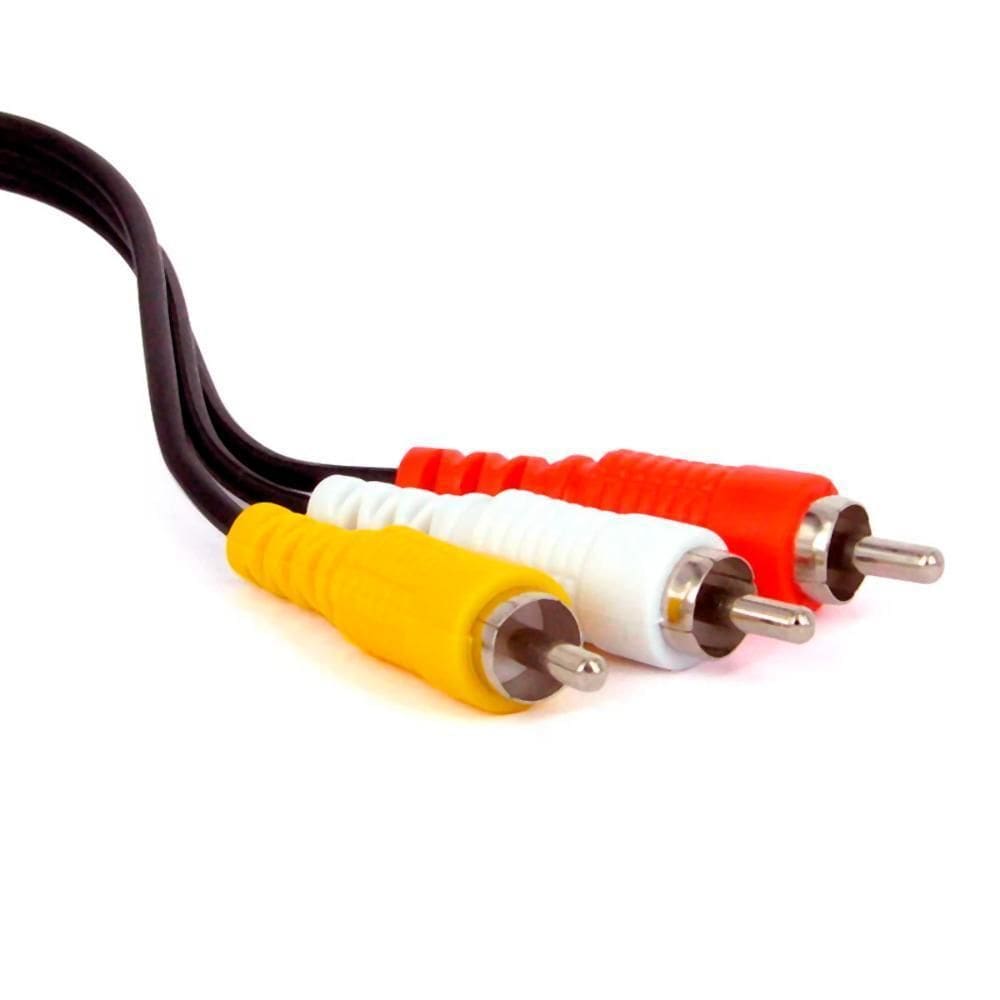 Cabo Rca Triplo - Audio E Video - 1,50 Metros