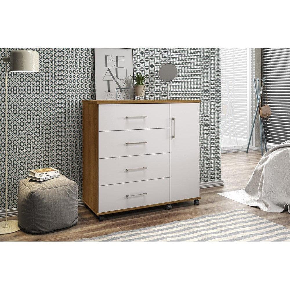 Cômoda Belle Freijo/Off White - Lukaliam