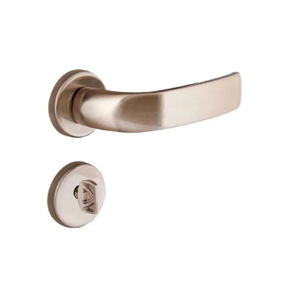 Fechadura Home Bronze Latonado Banheiro 55013