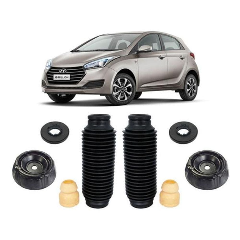 Kit Batente Amortecedor Dianteiro Hyundai Hb20 12 / ...