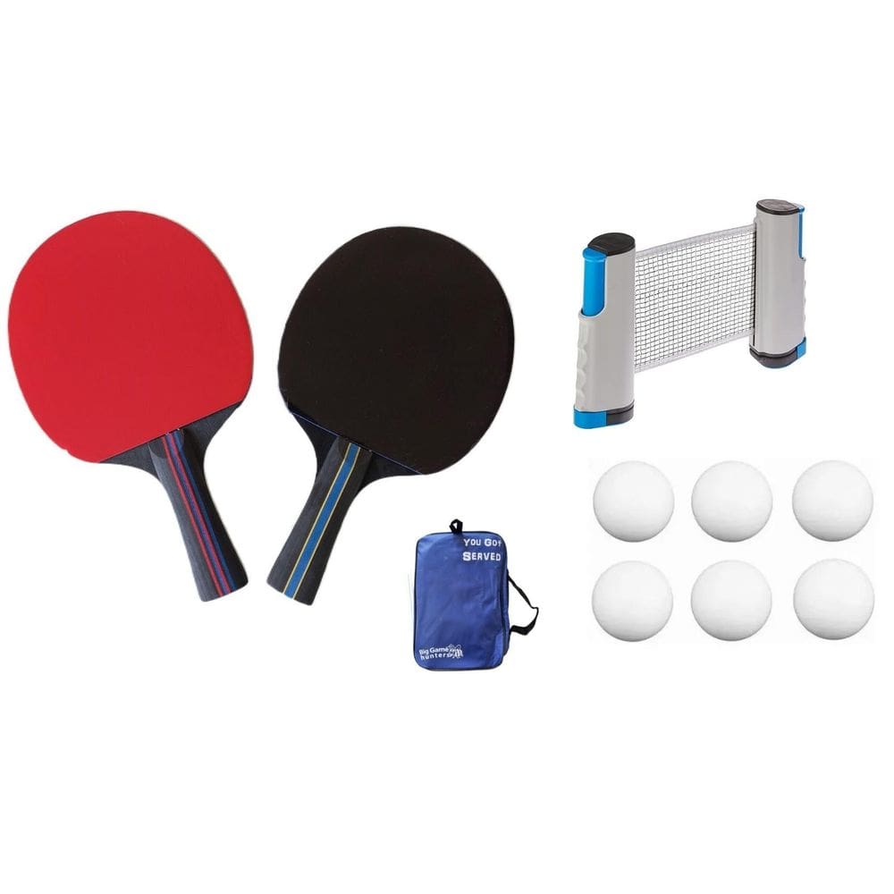 Kit 2 Raquete Tenis De Mesa Ping Pong Profissional Lisa
