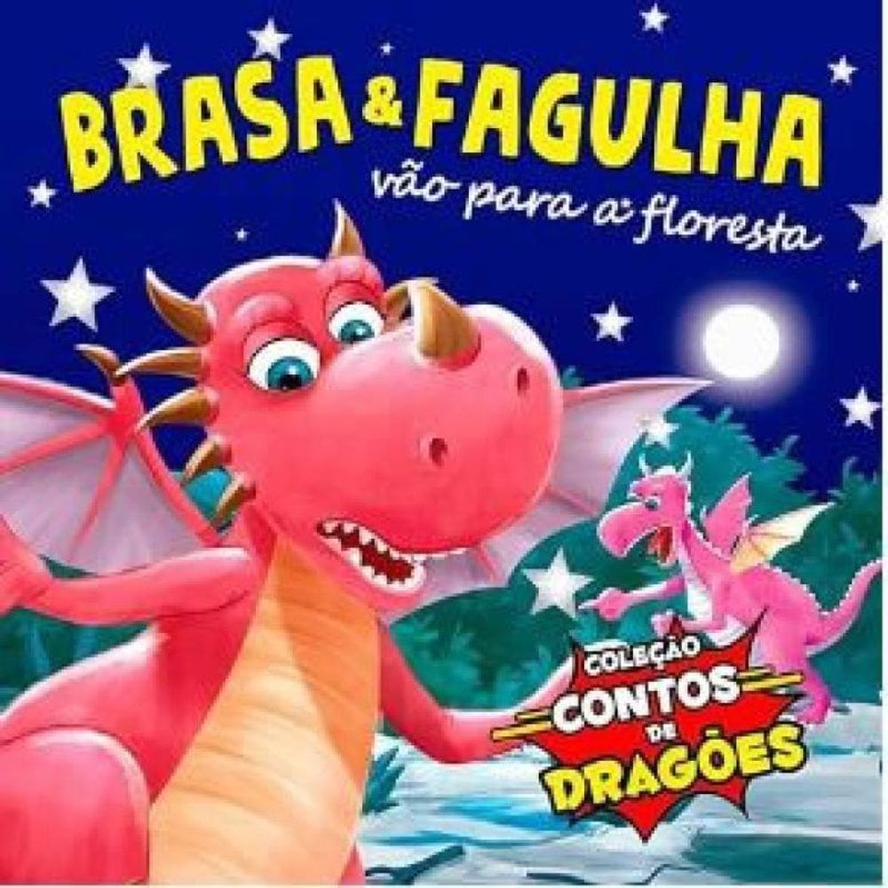 Coleção Contos De Dragões Brasa E Fagulha Vão A Floresta