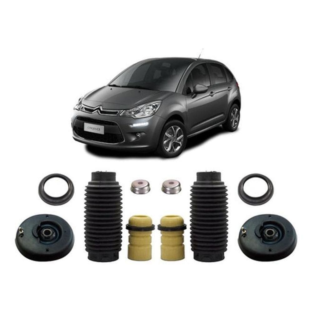 2 Kit Suspensão Dianteira Citroen C3 2012 2013 2014 2015 16