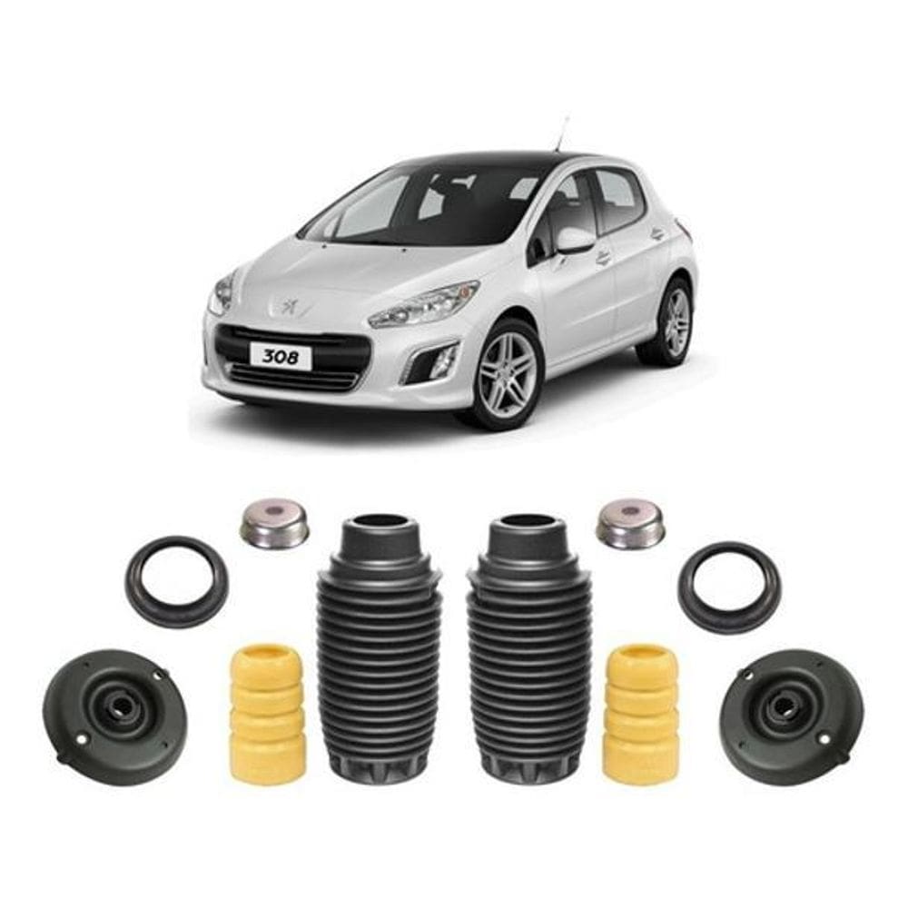 Kit Batente Suspensão Dianteira Peugeot 308 2015 2016 2017