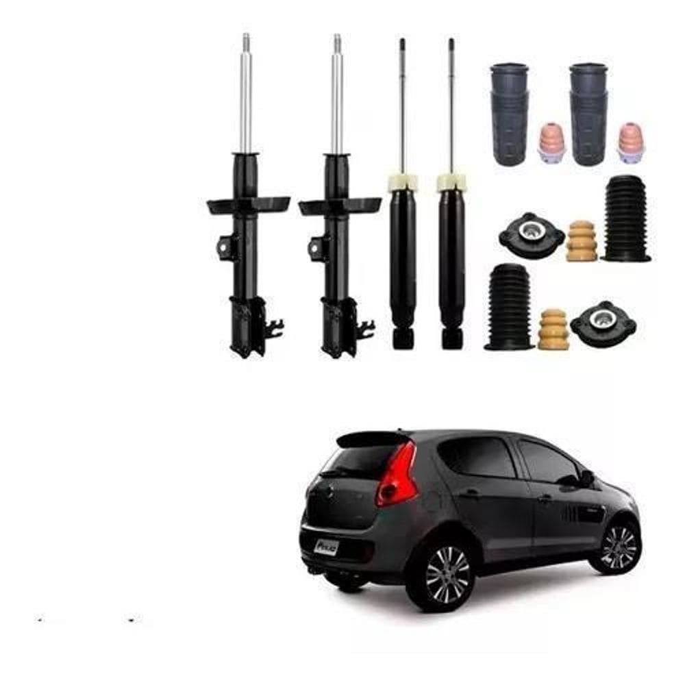 4 Amortecedor+ 4 Kit Novo Palio Attractive 2013 14