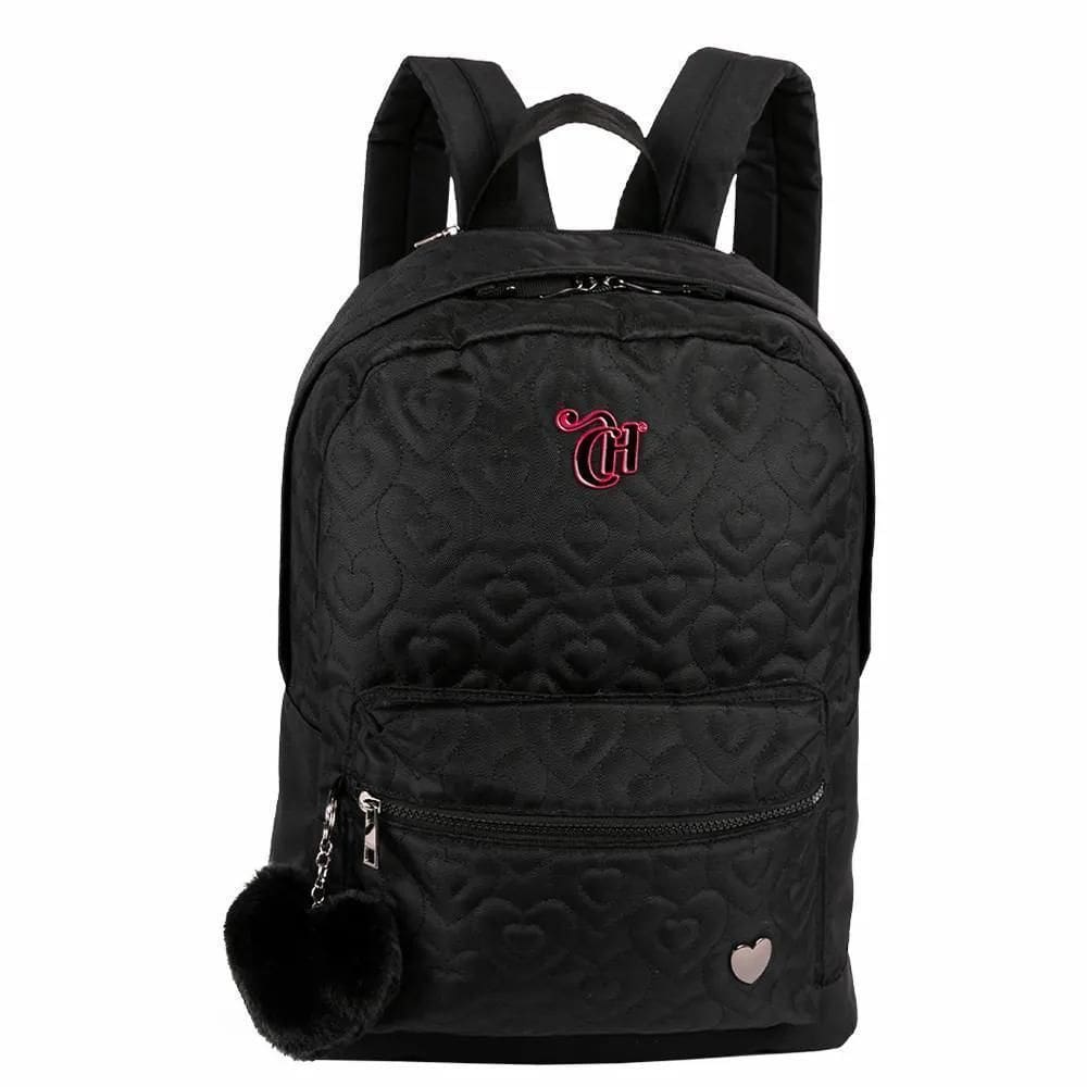 Mochila Grande Capricho Crush - Preto