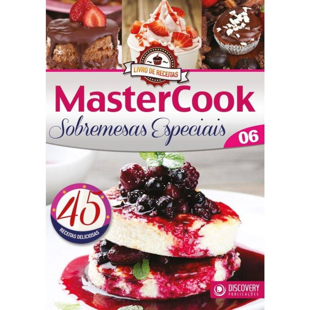Livro MasterCook Sobremesas Especiais Ed. 6