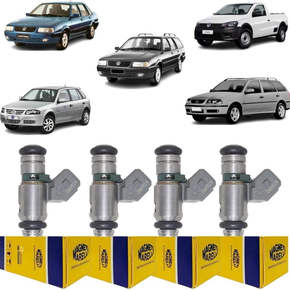 4 Bicos Injetores Gol Parati Saveiro Santana Quantum Iwp024