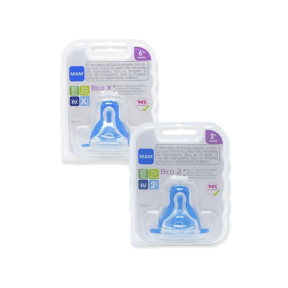 Bico Mamadeira Compativel Todas Mamadeiras Mam Skinsoft