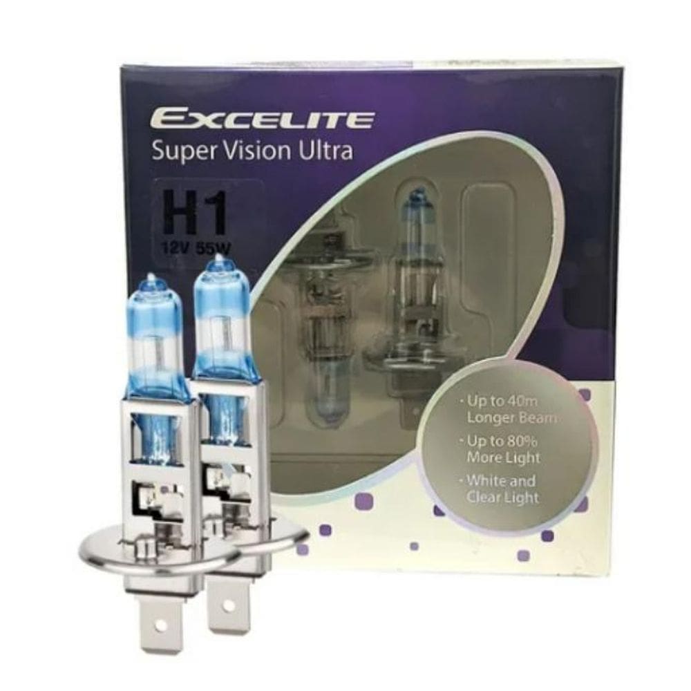 Par Lâmpada H1 Super Vision Ultra 12V 55W Excelite