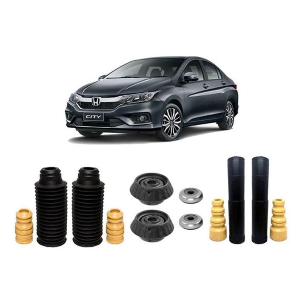 Kits Batente Dianteiro Traseiro Honda City 2015 2016 2017