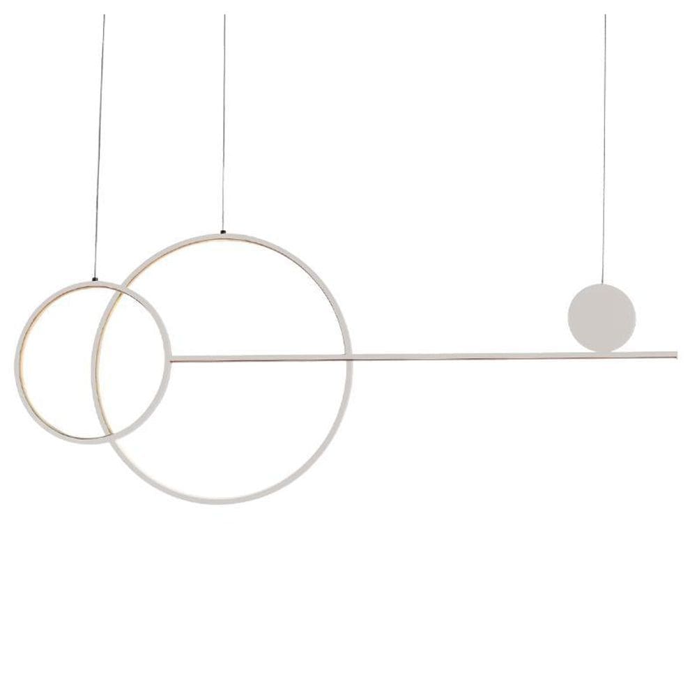 Lustre Pendente Quality Mallen LED 36W - Branco